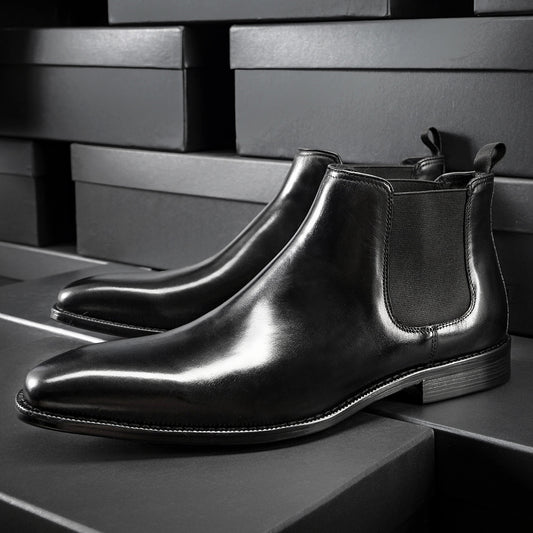 Botas Martin de Cuero Genuino Estilo Británico Forradas en Terciopelo - Image 2
