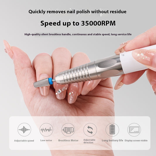 Removedor Eléctrico Profesional de Callos y Cutículas con Pulidor de Uñas - Image 2