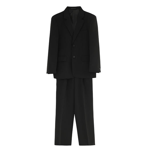 Traje Minimalista de Corte Holgado con Caída Fluida - Image 2