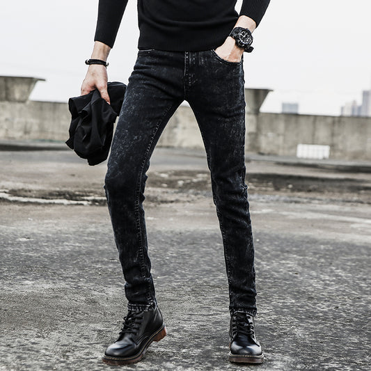 Pantalón Negro Slim Fit Casual de Largo Completo - Image 2