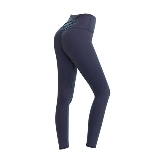 Pantalones Yoga Deportivos Cintura Alta para Mujer con Cierre Ajustable - Image 2