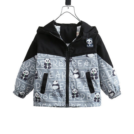 Chaqueta Impermeable con Capucha para Niño - Primavera y Otoño - Image 2