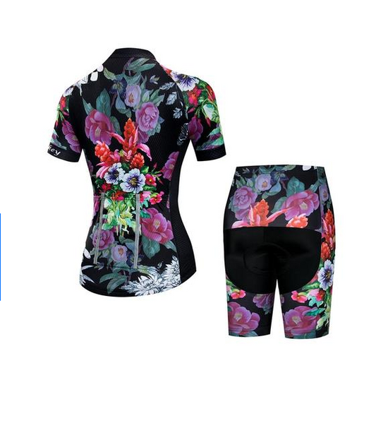 Kit Ciclismo Profesional DAHLIA - Conjunto Jersey y Pantalón Manga Larga - Image 2