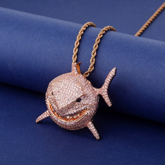 Dije Tiburón Elegante con Circonitas - Image 2