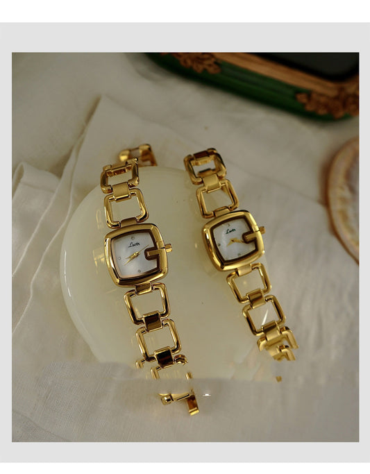 Reloj Pulsera Mujer Elegante Diseño Retro Minimalista - Image 2