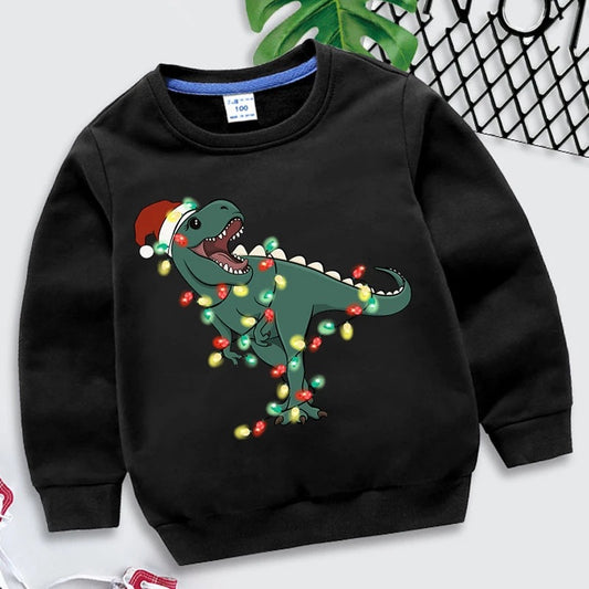 Suéter Navideño Rojo para Niños 100% Algodón Estilo Occidental - Image 2