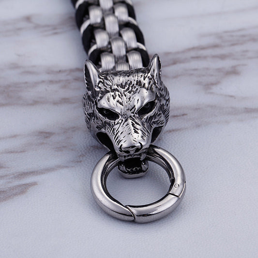 Pulsera Doble Cabeza de Lobo - Image 2