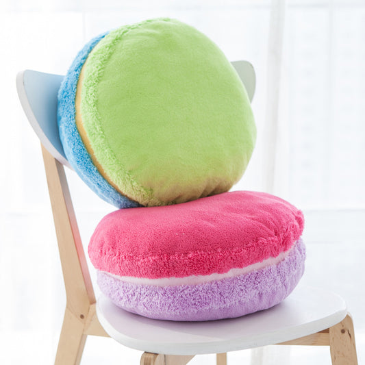 Almohada Decorativa Redonda Diseño Macaron Francés - Image 2