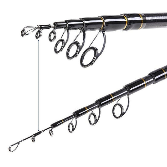 Caña de Pesca Telescópica de Carbono para Mar - Image 2