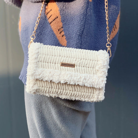 Bolso de Lana Elegante Estilo Iceberg para Mujer - Image 2