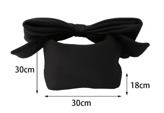 Bolsa de Algodón con Diseño de Moño y Forma Cóncava - Image 2