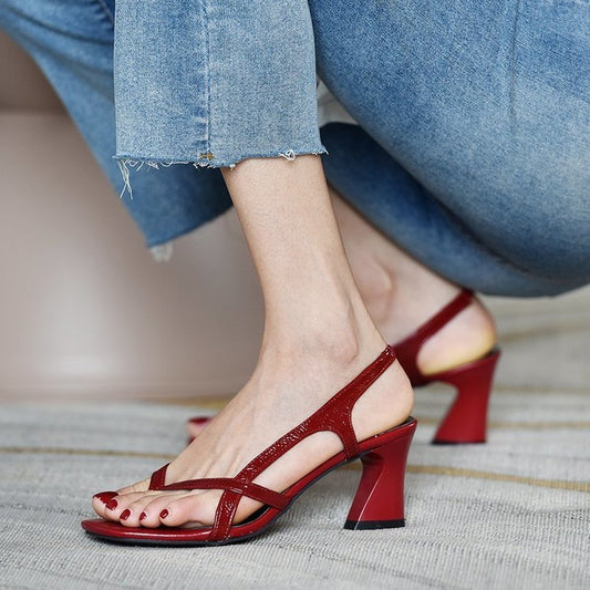 Sandalias de Mujer con Tacón Grueso y Plataforma - Image 2