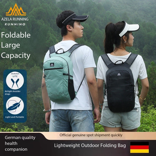 Mochila Ligera Verde Lima AZELA, Daypack de Viaje para Exteriores con Múltiples Bolsillos, Correas de Malla Transpirable, Mochila Casual Duradera para Hombres y - Image 2