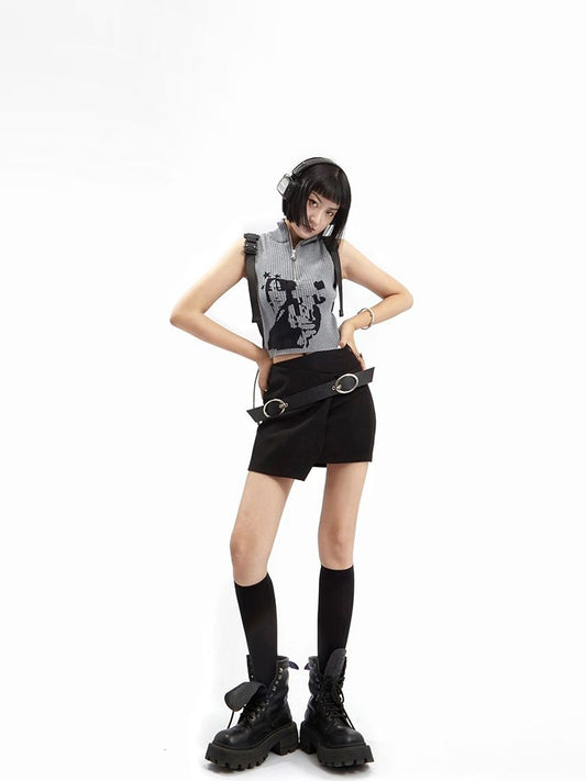 Chaleco Cuello Alto sin Mangas para Verano Mujer - Image 2