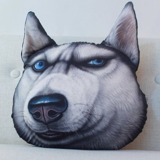 Almohada de Peluche Husky 3D - Diseño Cartoon Adorable - Image 2