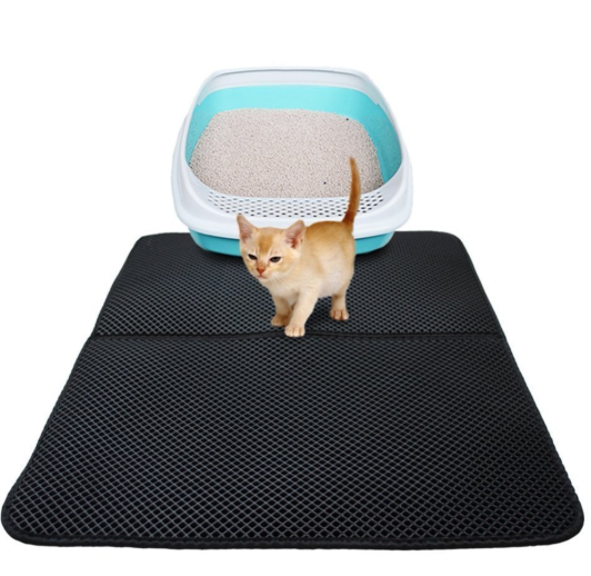 Tapete Atrapador de Arena para Gatos de Doble Capa EVA Impermeable - Image 2