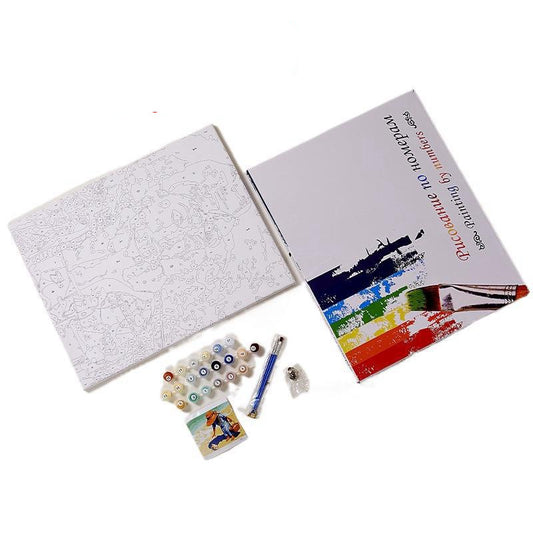 Cuadro de Pintura Digital Personalizado Lobo - DIY Decoración Artística - Image 2