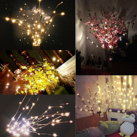 Luces Decorativas de Ramas con 20 LEDs para Interiores - Image 2