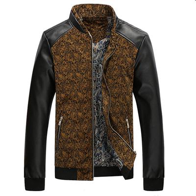 Chaqueta de Cuero PU Estilo Coreano para Hombre - Corte Slim con Costuras Decorativas - Image 2