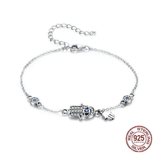 Pulsera Mano de Fátima en Plata para Mujer - Image 2