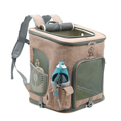Mochila Transportadora para Mascotas Cápsula Espacial - Respirable y Portátil - Image 2