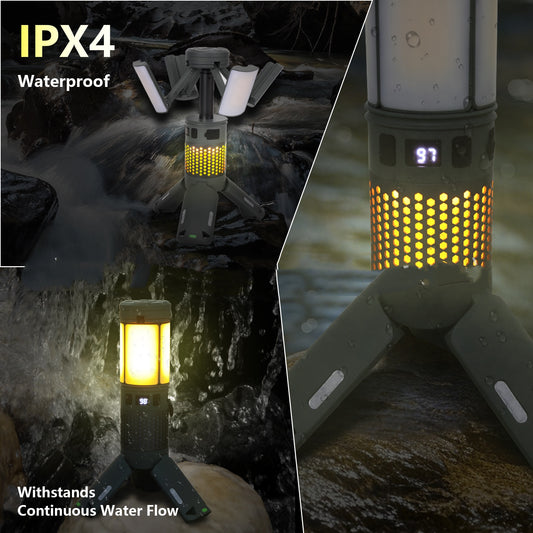 Linterna Camping Telescópica Recargable con Luz de Ambiente - Image 2