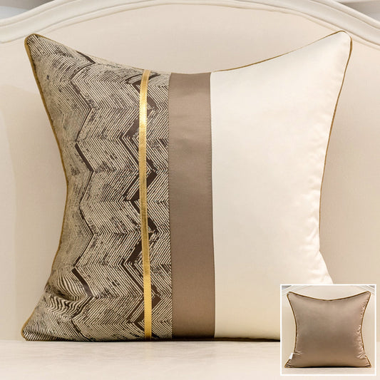 Almohada de Algodón con Patrón Geométrico - Image 2