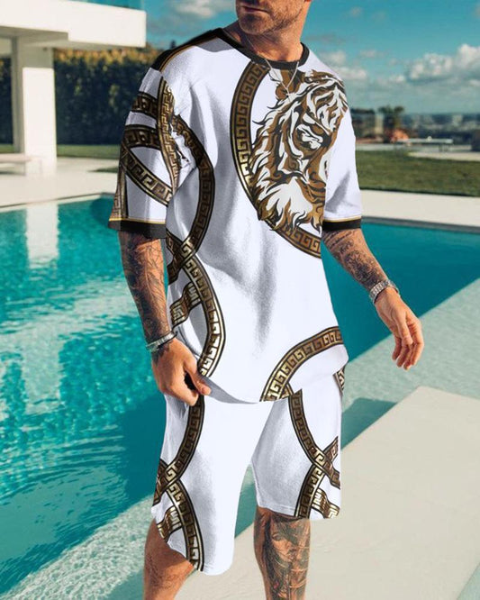 Conjunto Deportivo Casual para Hombre - Playera y Shorts de Corte Moderno - Image 2