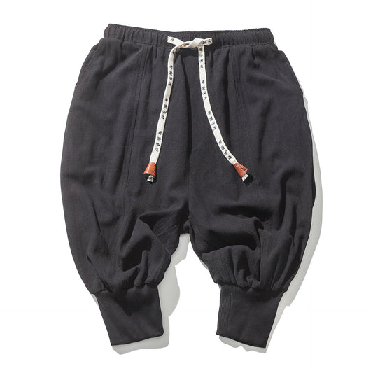 Pantalones Cropped Sueltos Casuales Luokou - Image 2