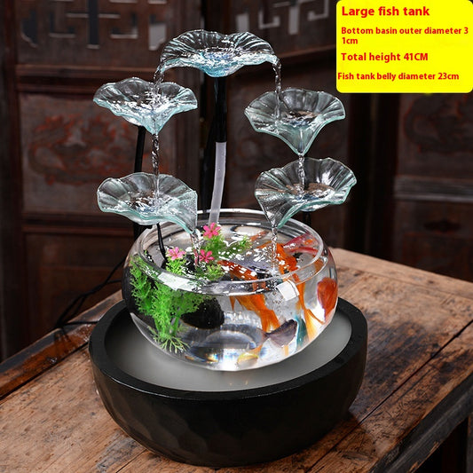Acuario de Escritorio con Bonsái - Decoración Viva para tu Hogar - Image 2