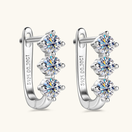 Aretes de Moissanita para Mujer - Elegancia y Sofisticación - Image 2
