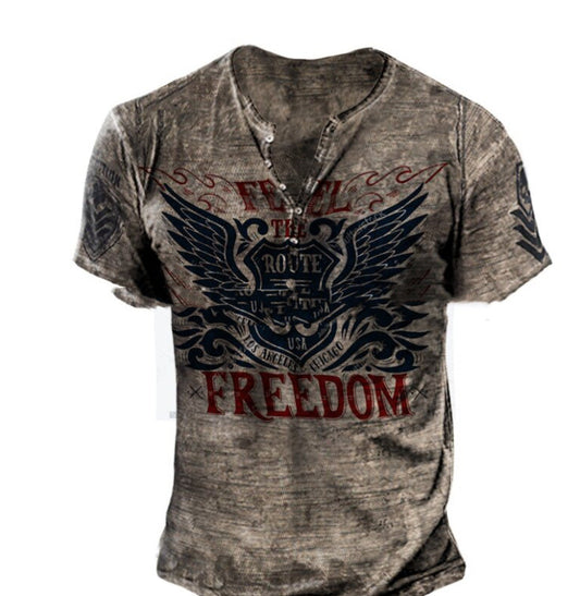 Camiseta Casual Estampada de Manga Corta para Hombre - Image 2