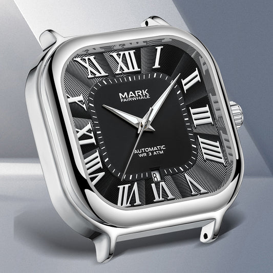 Reloj Mecánico Automático Cuadrado Resistente al Agua con Esfera Luminiscente - Image 2