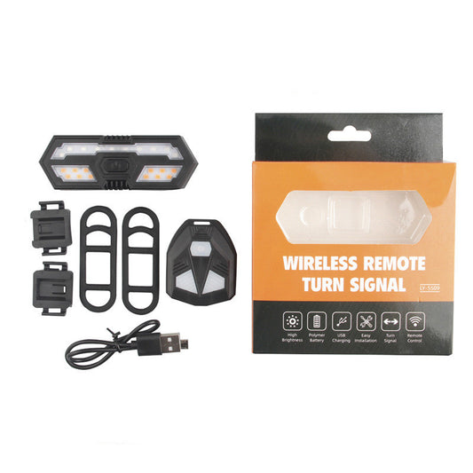 Luz Trasera LED para Bicicleta con Control Remoto, Carga USB e Impermeable - Image 2