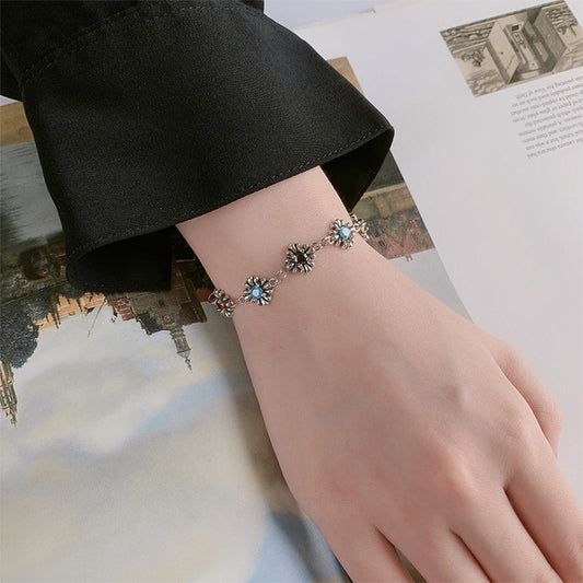 Pulsera de Plata 925 Margarita Vintage Diseño Original Joyería Artesanal - Image 2