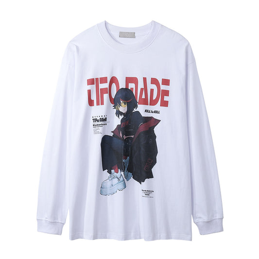 Camiseta Manga Larga Estampado Anime 2D para Hombre - Image 2