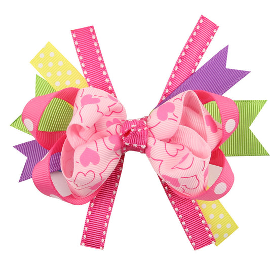 Hebilla Infantil Colorida con Moño - Accesorio Simple y Elegante - Image 2