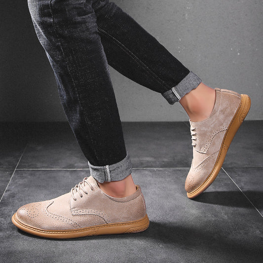 Zapatos Formales de Cuero Genuino para Hombre - Diseño Retro con Cordones - Image 2