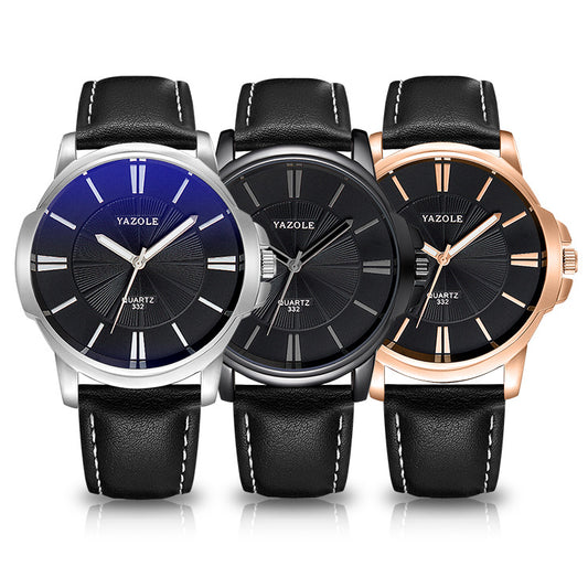 Reloj de Negocios para Hombre Resistente al Agua con Esfera Luminosa - Image 2