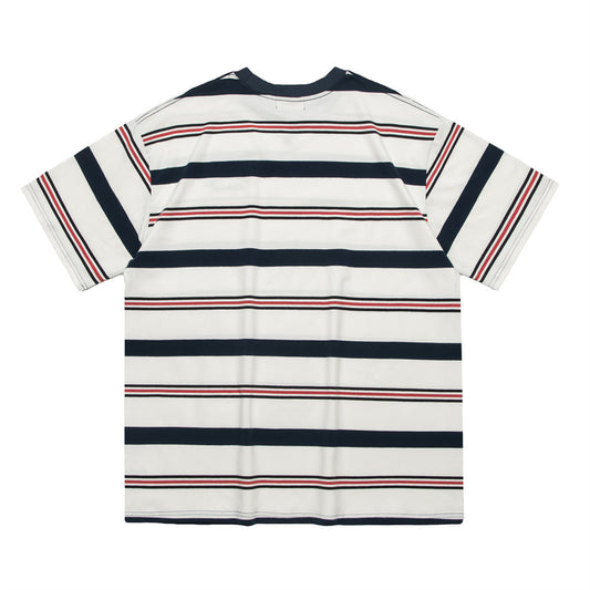 Camiseta Manga Corta con Rayas Contrastantes para Hombre - Image 2