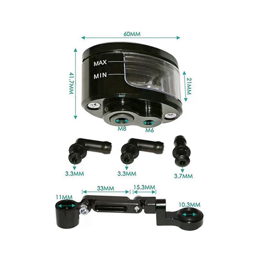 Soporte Universal para Depósito de Freno Delantero - Accesorios de Modificación para Motocicletas - Image 2