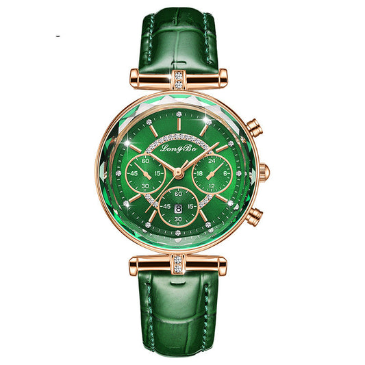 Reloj Casual Impermeable para Mujer con Tres Ojos - Image 2