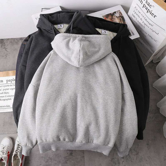 Suéter Hoodie Mujer Lana de Cordero Grueso y Cálido - Image 2