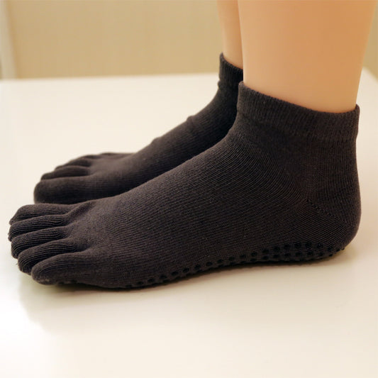 Calcetines Deportivos de Algodón con Dedos Separados Antideslizantes - Image 2
