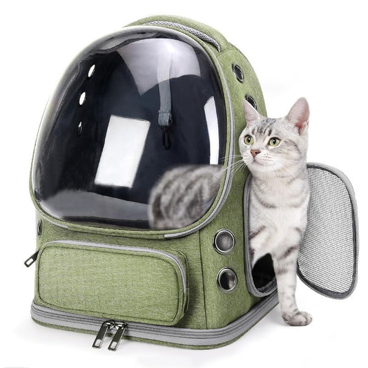 Mochila Transportadora Transparente para Gatos y Perros - Cápsula Espacial - Image 2