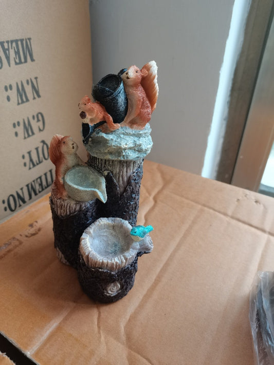 Figuras Decorativas de Resina para Jardín - Pato y Ardilla - Image 2