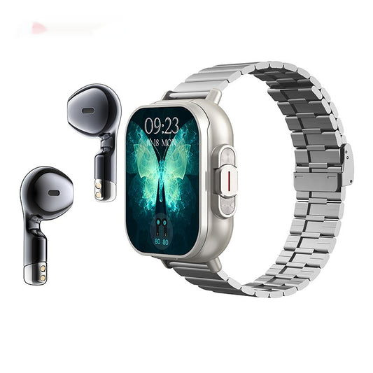 Reloj Inteligente 2 en 1 con Auriculares Bluetooth TWS y Monitor de Frecuencia Cardíaca - Image 2