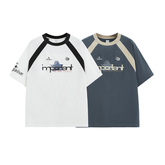 Playera Deportiva Retro con Tecnología Five-in-one Estilo Casual Americano - Image 2
