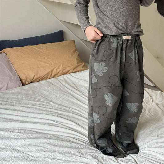 Pantalones Casuales de Algodón Lavado para Niños - Image 2