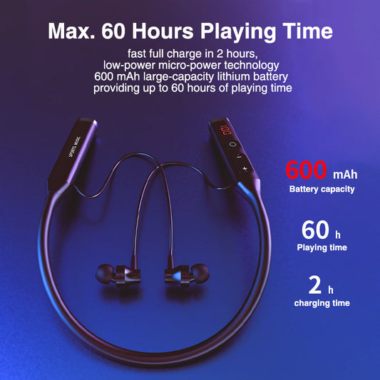 Auriculares Inalámbricos Multifunción con Pantalla, Radio y Ranura para Tarjeta - Image 2